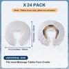 12Pcs Face Cradle Covers For Massage Table Reusable Massage Table Rest Covers Oil Proof Headrest Cradle Sheets-ABSW