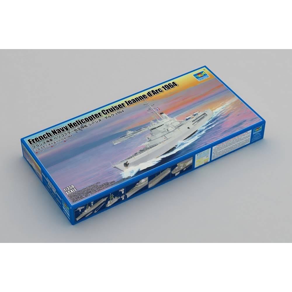 Trumpeter 1/350 Scale French Helicopter Aircraft Carrier Joan of Arc 1964 Plastic Model Kit 05636 (Ship)