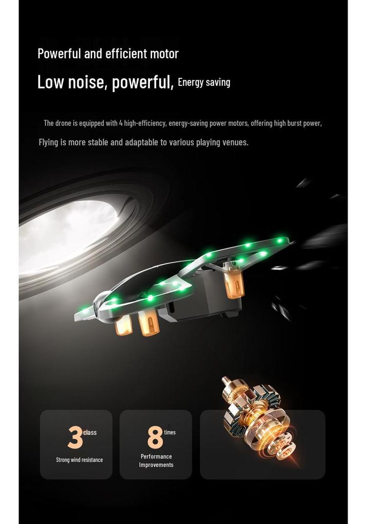 Crosser S3 8K Mini FPV Quadcopter with Seven-Color Lights for Advanced Aerial Photography
