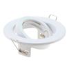 1/10PCS GU10 Downlights for Ceiling Round White Lamp Frame Recessed Spotlights Fitting MR16 Light Mounting Frame Trim Ring