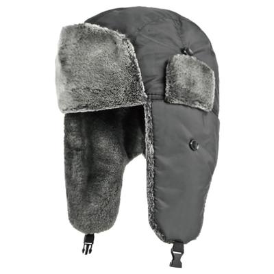 Winter Bomber Hat with Ear Fleece for and Outdoor Activities [FREESE] Flaps, Warm, Lined, Fishing, Hiking, Camping, (Black)