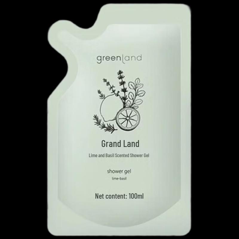 Glenland Lime Basil Scented Shower Gel