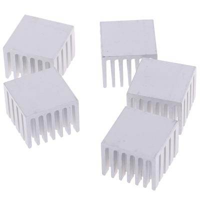 5 vnt. 20X20X15 mm aušinimo priedai „pasidaryk pats“ radiatorius CPU GPU lustas aliuminio radiatorius