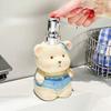 Cartoon Bear Ceramic Liquid Soap Dispenser Home Bathroom Cute Soap Dispenser Refill Press Bottle Kitchen Lotion Storage Toolgift