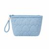 Large Capacity Portable Cosmetic Bag Solid Color Women Wash Pack Handheld Cosmetic Case  Portable