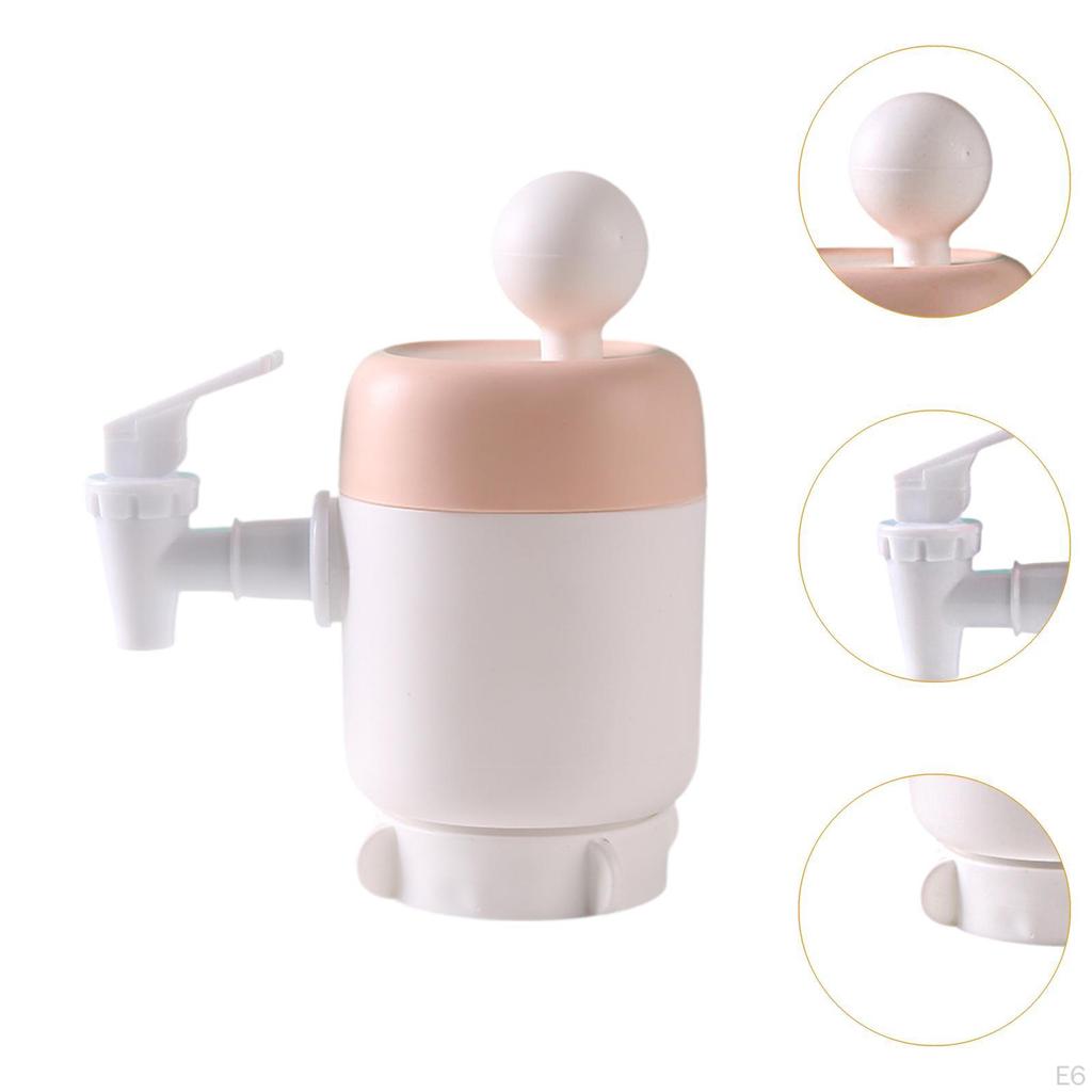 Pompe Distributeur de Jerrican d'Eau en Bouteille à Pression Manuelle de Remplacement 6,7x16,5cm Léger pour l'Extérieur