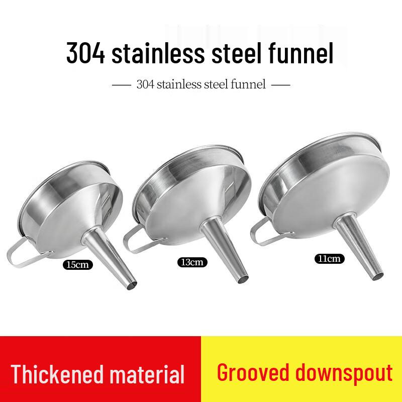 Bingyue 304 Stainless Steel Kitchen Funnel Filter