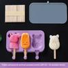 Silicone Ice Pop Maker with Cover Food Safe DIY Ice Cream Mold for Homemade Frozen Treats Ice Lolly Kit