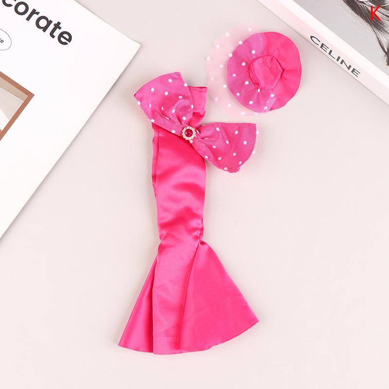 

Кукольная одежда для кукол 30 см, платье принцессы, юбка со шлейфом, вечернее платье, свадебное платье, декор кукольного домика