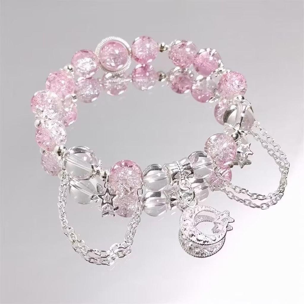 Set di Braccialetti da Donna di Alta Gamma Nove Pezzi con Design a Farfalla in Stile Cinese