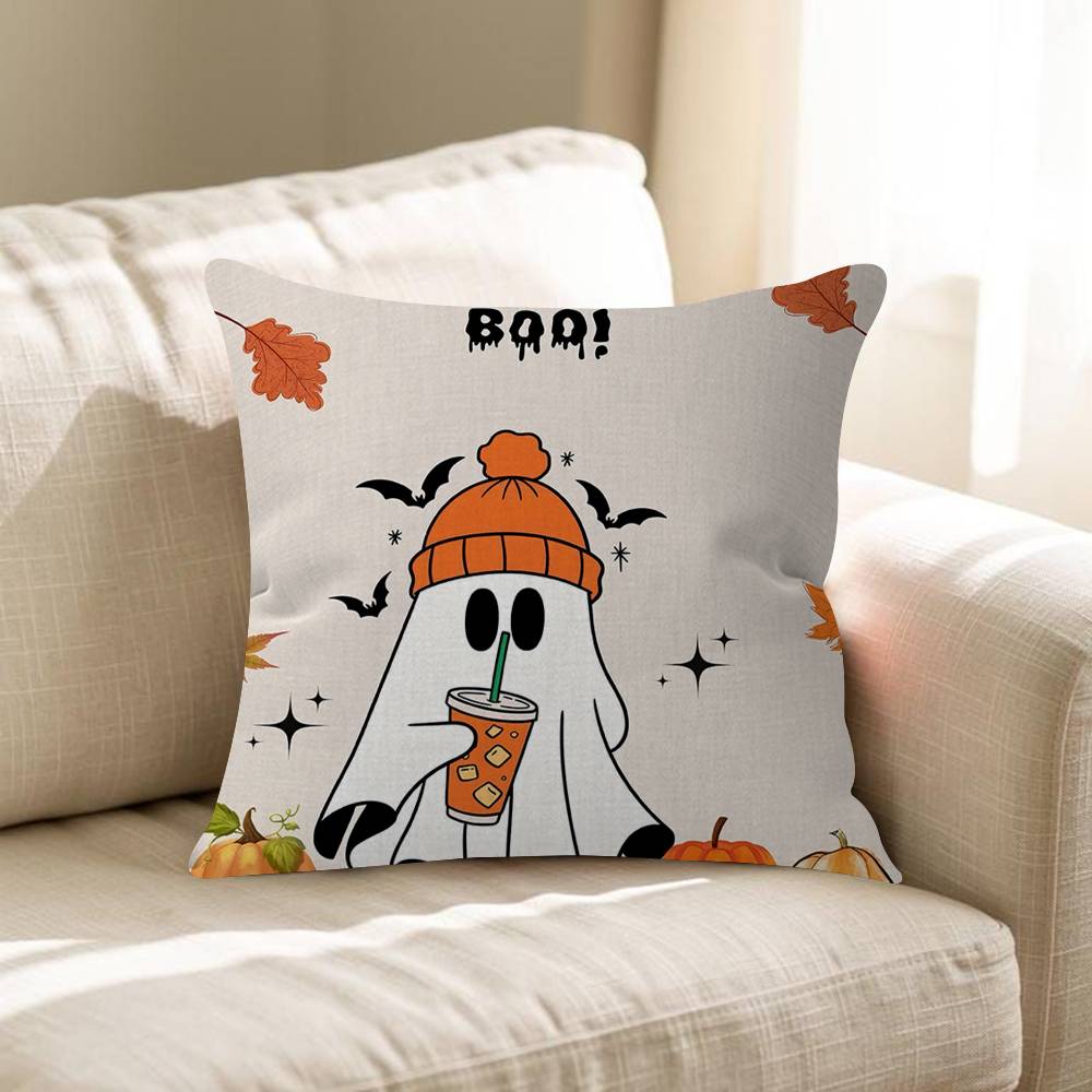 Pumpkin Ghost Cushion Cover Decorative Pillow Sofa Home Decor Case Pillow Cases