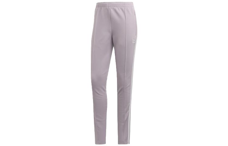 

Adidas Originals SST Knitted Sweatpants Women s Light Pink Purple Gray ED7573 34