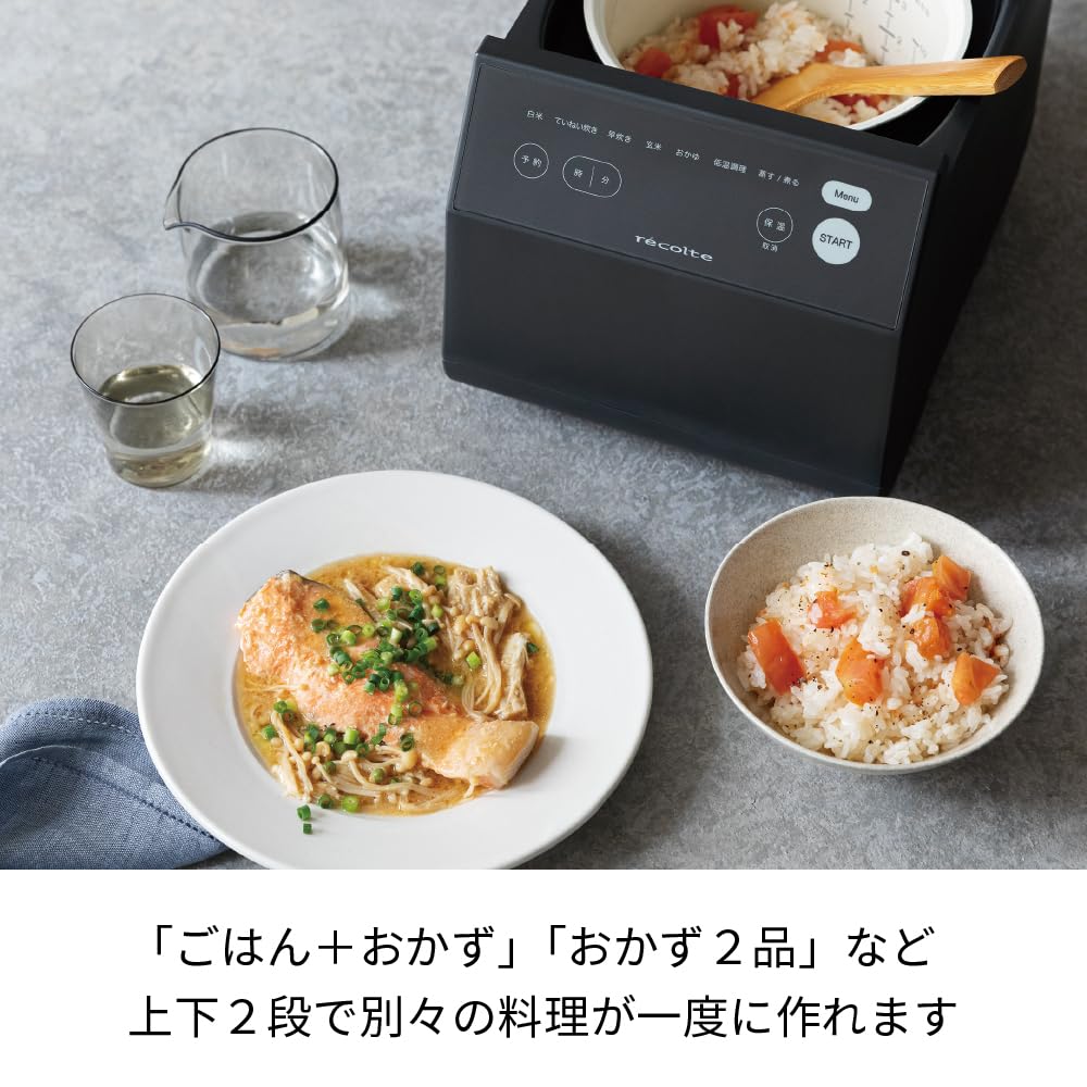 recolte Cooking Rice Cooker RCR-2 (Gray)