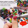 Lixas Coloridas Mistas para Unhas Grão Brocas Elétricas para Manicure Moagem Cabeças Removedor de Esmalte Gel UV Ferramentas Esfoliantes