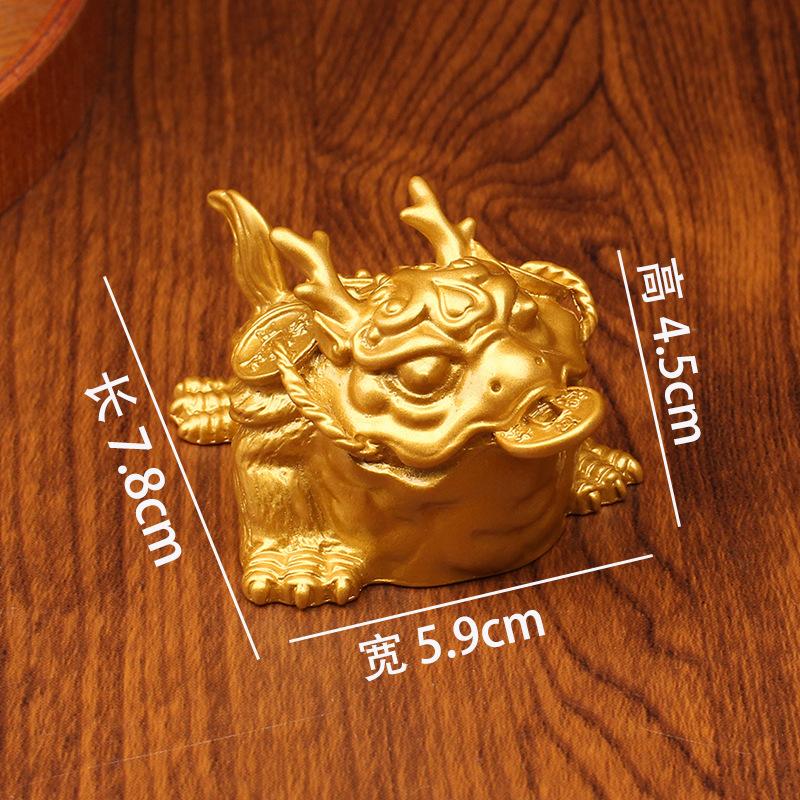 

Large hollow golden toad office desktop ornament decoration three-legged golden toad tea table tea pet ornament ornament