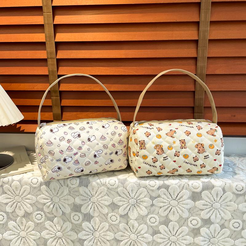 New High-end Fashion Printed Handbag Going Out Cute Cosmetic Bag
