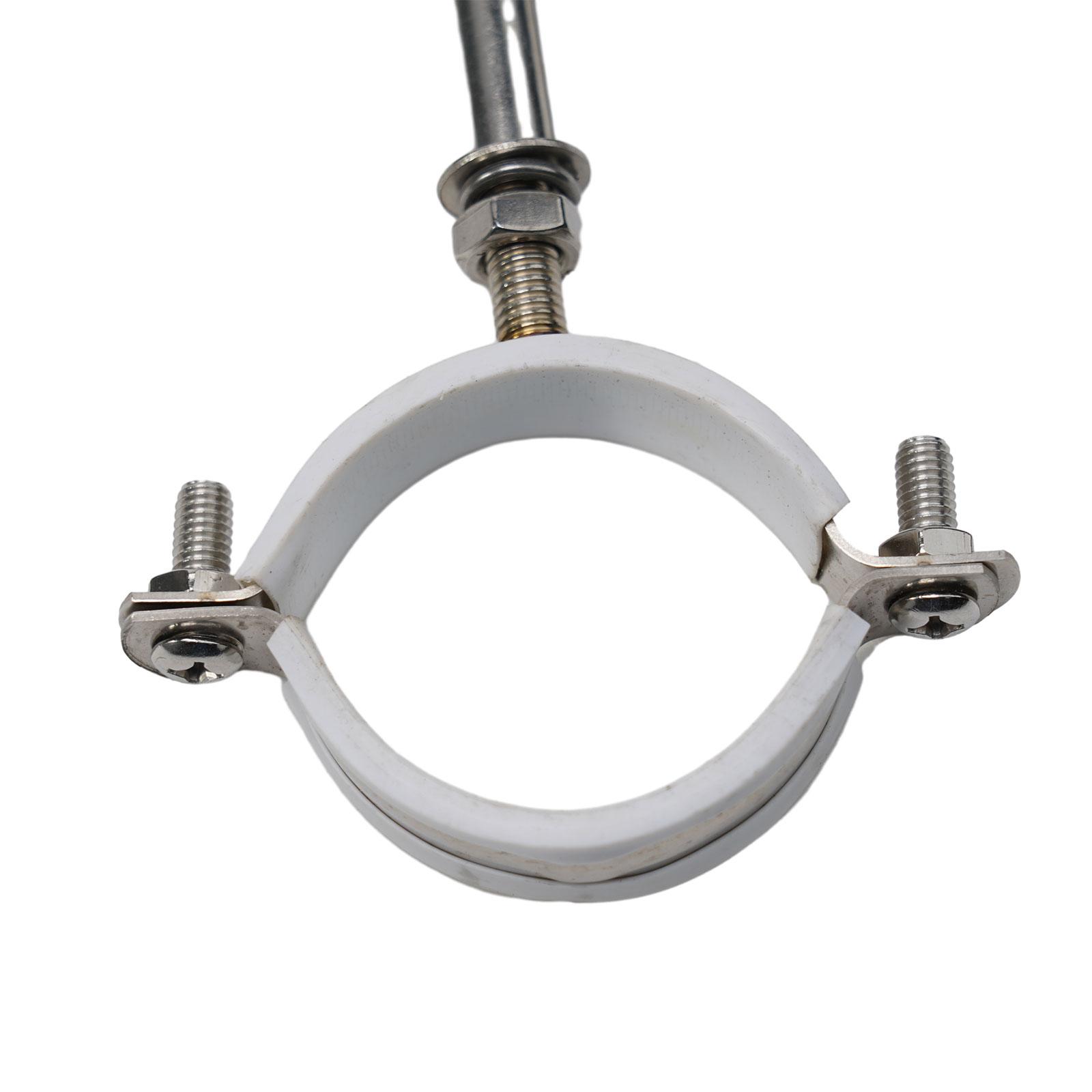 Stainless Steel Pull The Squib Card Tube Card Drain Pipe Clamp Pvc Hoop Clamp Pipe Clamp Fixing Pipe Clamp Hook