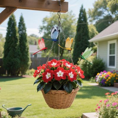 25Pcs Fake Dragonfly Garden Stake Decoration Indoor Outdoor Yard Lawn