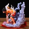 Hot Anime One Piece Figure Second Gear Luffy Super Pitched Battle Scene Pvc Doll Collection Desk Ornament Model Toys Gift