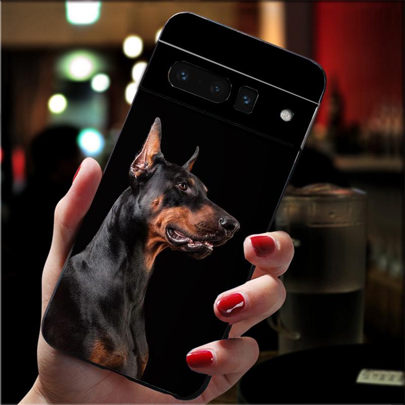 Doberman Dog Animal Phone Case For Google Pixel 10 Pro 9 Pro XL 9A 8 7 6 Pro Pixel 8A 7A 6A Pixel 8 7 6 5
