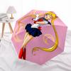 1PC Sailor Moon Automatic Open/Close Umbrella, 8-Rib Sturdy Frame, Lightweight Portable Umbrella, Commute, Business - Ideal Gift for Friend, Vibrant P