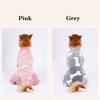Hundepyjamas Vierbeiner Haustier Fleece Overall Winter Warm Hund Overall Niedliche Haustierkleidung Onesies für Mittlere Große Hunde Labrador Mantel
