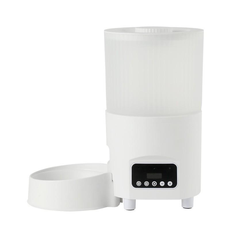 Automatic Pet Feeder Cat Food Dispenser Timed Portion Control Voice Remote Wifi Camera Smart Feeding Device for Home and Travel