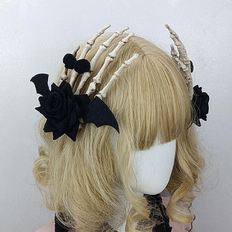 Hair Accessories Hairpin Skull Hand Hair Clips Barrette Hairpin for Halloween