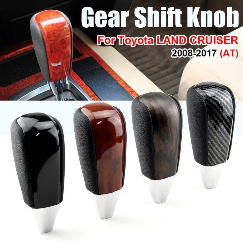Car Gear Shift Knob Lever Stick Accessories For Toyota Land Cruiser 200 FJ20 2008-2017