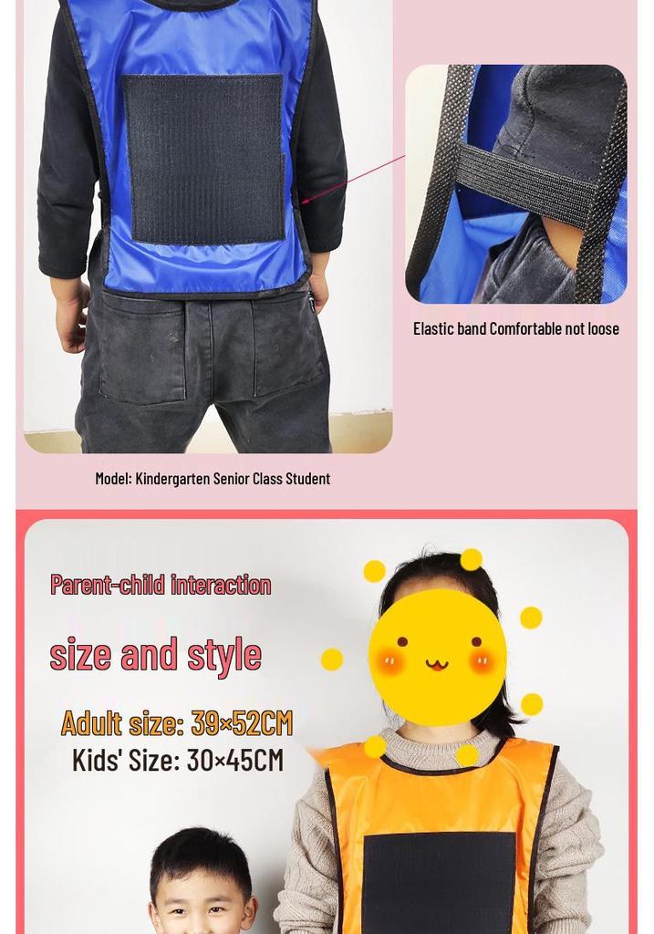 Children's Sticky Ball Dodgeball Vest for Outdoor Parent-Child Games
