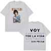 Rapper Melendi La Promesa Letters Print Tshirt Unisex Unisex Fashion T shirts Short Sleeve Casual 100Cotton Tee Fan Gifts Tops