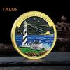 Lighthouse Ocean Coin Metal Collectible Coin Inspiring Long Voyage Travel Souvenir Coin for Self Collection Commemoration