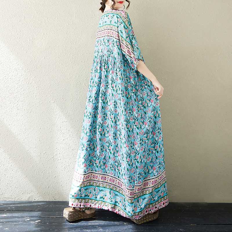 Women's Loose Bohemian Artistic Dress