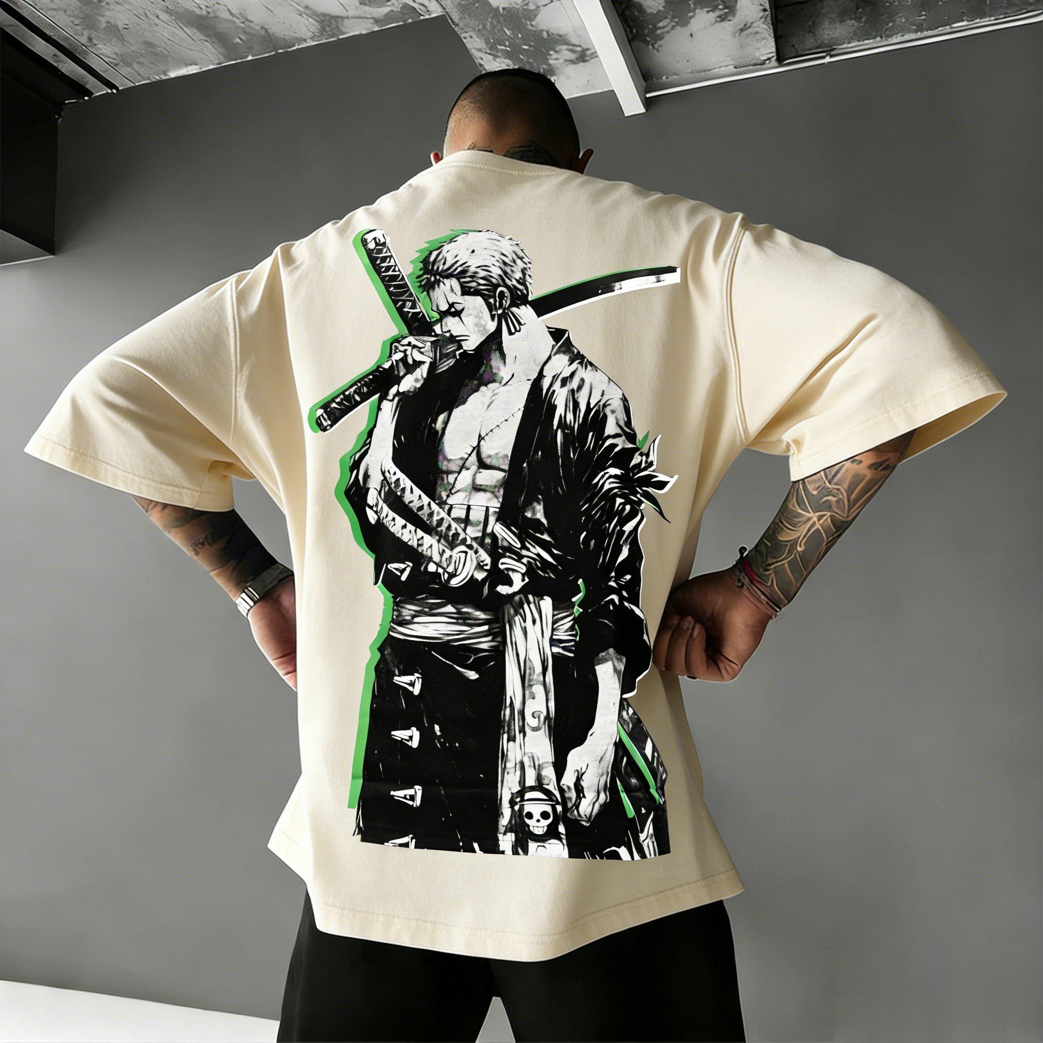 

Унісекс Футболка Аніме Зоро Streetwear Чоловіки Жінки Бавовна Коротка Рукава Футболка Графічний Принт Японський Повсякденний Літні Топи Y2k L