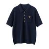 Women's Pure Cashmere Lapel Sweater - Autumn/Winter Loose Polo Knit Jumper