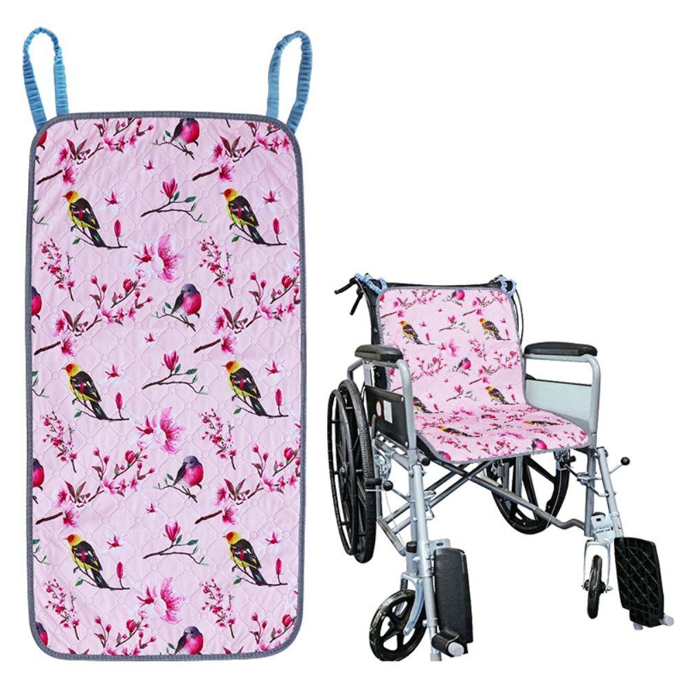 Water Absorbent Wheelchair Seat Cushion Anti-Slip Washable Wheelchair Incontinence Pad Comfortable Leakproof Seat Cover