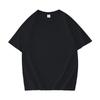 Unisex 200g Pure Cotton Drop-Shoulder T-Shirt, Short-Sleeve, Blank Design, Ribbed Collar, Back-Buttoned, Ideal for Class Uniforms, High Quality.