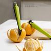 PP and ABS Orange Peeling Instrument Comfortable Handle Citrus Peeling Tool Space Saving Skinner with Hanging Hole