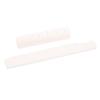 Guitar Nut Saddle Set White Pure Cow Bone Cutting for Folk Acoustic Guitar Accessories