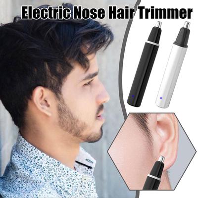 Electric Nose Hair Trimming Shaver Shaving Eyebrow Removal Shaver USB Rechargeable Face Care for Men 500mAh 14500 Li-ion Battery