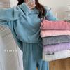 Autumn and Winter Coral Fleece Pajamas for Women, Thick and Warm Flannel Long Home Wear, Fashionable Plus Size Cardigan Set