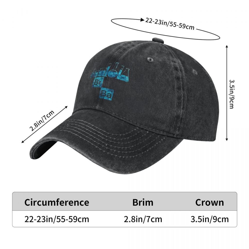 Casual Respect The Chemistry Breaking Bad Baseball Caps for Men Women Distressed Denim Snapback Hat Outdoor Summer Caps Hat