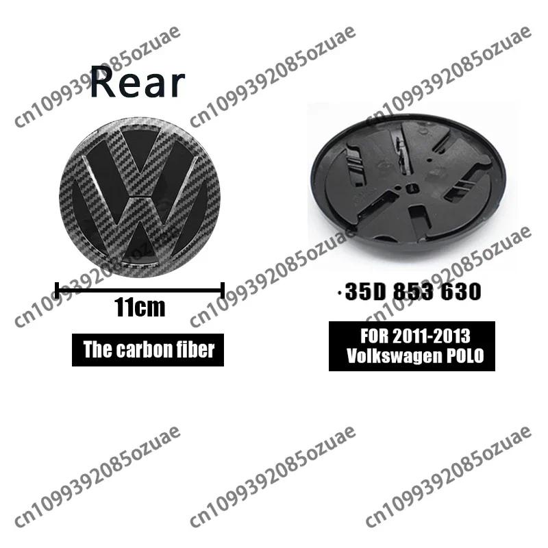 

1Pc 3D ABS Car Front Logo Grille Badge Trunk Badge For Volkswagen Polo 2011-2013 6R0853600A 35D853630 Auto Replacement Accessory Polo 2011-2013