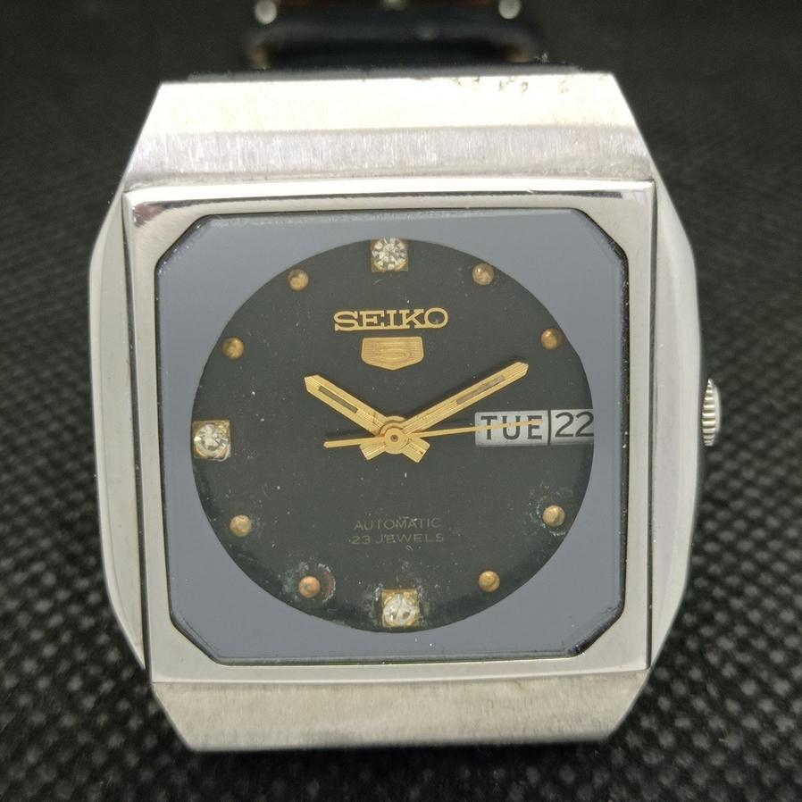 USED MENS OLD SEIKO 5 AUTOMATIC 6349A JAPAN ORIGINAL DIAL WATCH A416137-2 R10621f-a416137