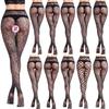 Sex Stockings Net Socks Sexy Women Fishing Net Eye Jacquard Net Socks Flirting Black Silk Large Size Bottoming Pantyhose WK