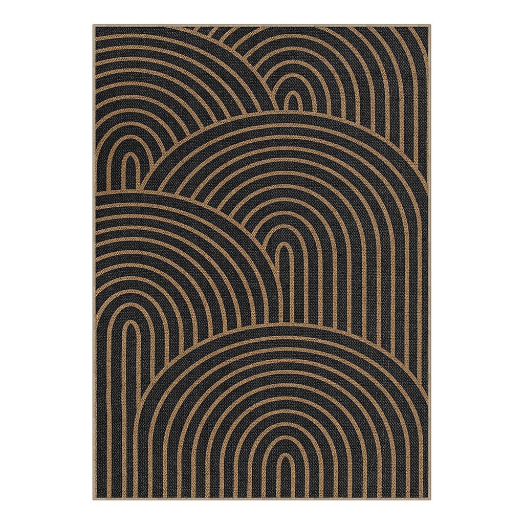 Geometric Stripes Popular Bedroom Decorative Rug Art Fashion Living Room Bedroom Large Area Rug Light Luxury Carpet Sofa Mat