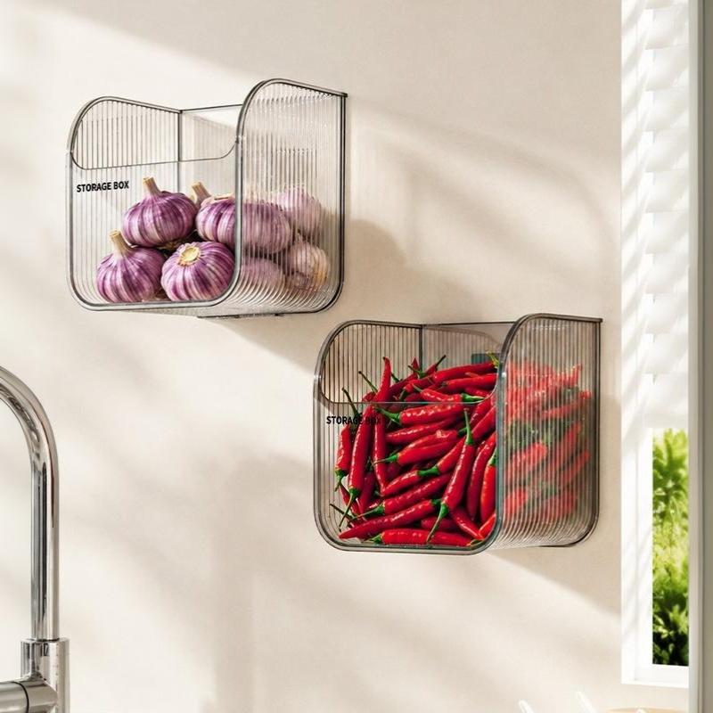 Kitchen Ginger Garlic Storage Basket Storage Hanging Basket Ginger Wall Hanging Basket Storage Box Kitchen Accessoires Organizer