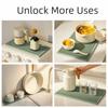 Reusable Bar Mat Heat-resistant Drip Pad Rubber Base Drain Pad  Home Use