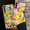 Case for Samsung Galaxy A72 A73 A24 A34 A12 A13 A54 A71 A23 A14 A15 A17 A51 A52 A16 Phone Cover The S-simpsons