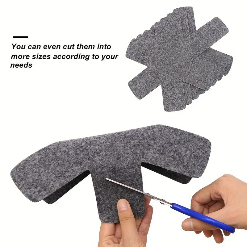 3Pcs Pot Pan Felt Protectors Divider Pads Heat Resistant Prevent Scratching Separate Mat Surfaces For Cookware Kitchen Tool